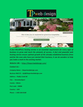Maine web Design --( Mayer Charter )