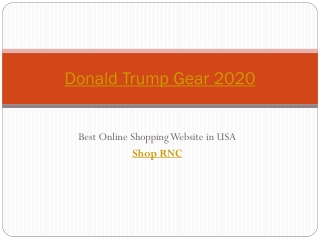 Donald Trump Gear 2020