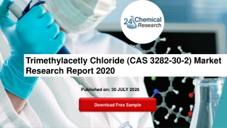Trimethylacetly Chloride (CAS 3282-30-2) Market Research Report 2020