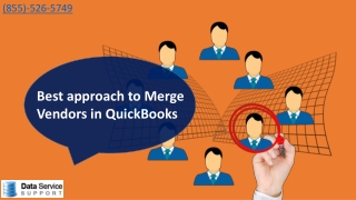 How you can merge vendors in QuickBooks! Safe and Sound