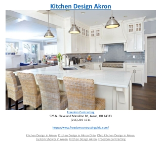 Kitchen Design Akron