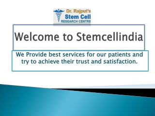 Best Stem Cell Therapy in Cerebral Palsy - Stemcellindia