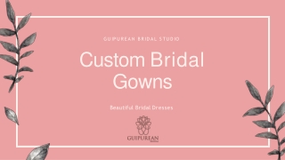 Wedding Dress Designers Sydney | Guipurean Bridal