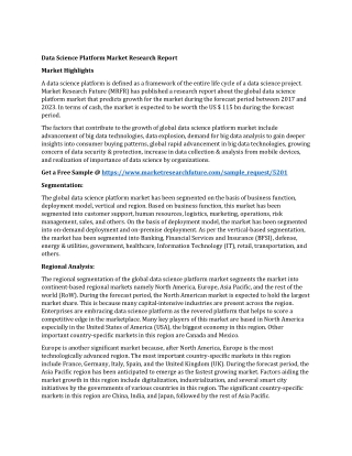 Data Science Platform Market Research Report