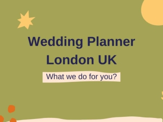 Wedding Planner London UK