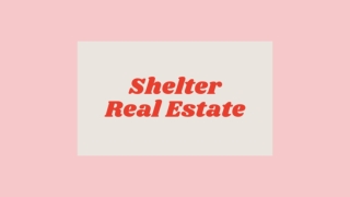 Shelter Melbourne - Shelter Real Estate