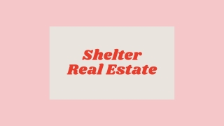 Shelter Melbourne - Shelter Real Estate