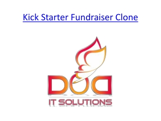 Kick Starter Fundraiser Clone | Fundraiser Script