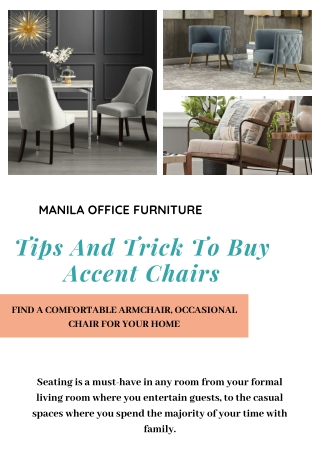 Tips And Trick To Buy Accent Chairs
