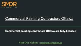 Commercial Painting Contractors Ottawa