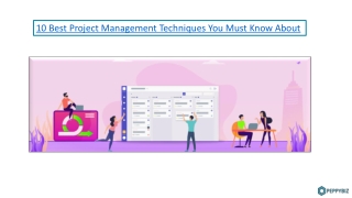10 Most Effective Project Management Techniques.