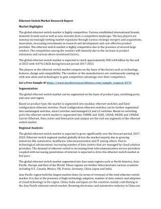 Ethernet Switch Market Research Report