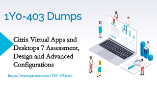 Citrix CCE-V 1Y0-403 Exam Dumps