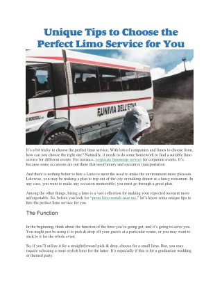 Prom limo rentals near me