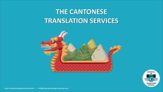 Cantonese Translation Services