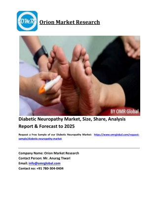 Diabetic Neuropathy Market Size, Industry Trends, Share and Forecast 2019-2025