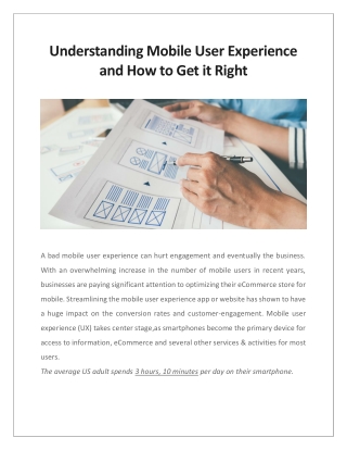 Understanding Mobile User Experience and How to Get it Right