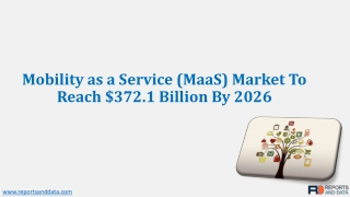 Mobility as a Service (MaaS) Market Overview and Scope 2020 to 2027