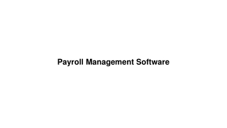 Payroll Management Software- Development Time, Cost, Features, and More