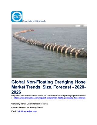 Global Non-Floating Dredging Hose Market Trends, Size, Forecast - 2020-2026