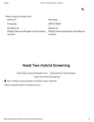 yeast two hybrid assay protocol