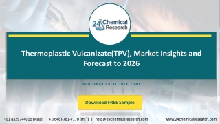 Thermoplastic Vulcanizate(TPV), Market Insights and Forecast to 2026
