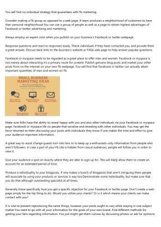 Optimize Your Organization Prospective Using Fb Advertising and marketing Ads