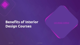 interior design degree course