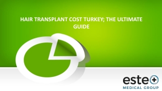 HAIR TRANSPLANT COST TURKEY; THE ULTIMATE GUIDE