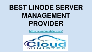 BEST LINODE SERVER MANAGEMENT PROVIDER