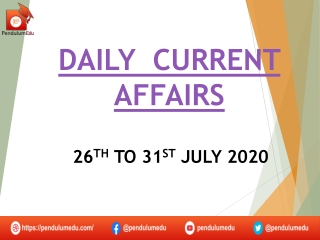 Daily Current Affairs