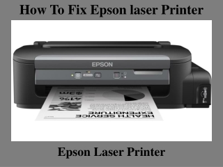 How To Fix Epson laser Printer