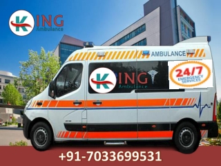 Book Medical Facility Ambulance Service in Ranchi by King