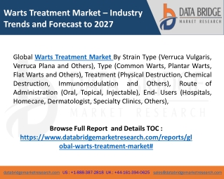 Market Insight For " warts treatment market " 2020-2027