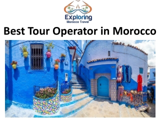 Best Tour Operator in Morocco