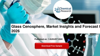 Glass Cenosphere, Market Insights and Forecast to 2026