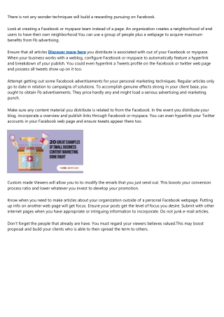 Being Affected By Your Internet Business? Utilize These Fb Marketig Suggestions To Do well!