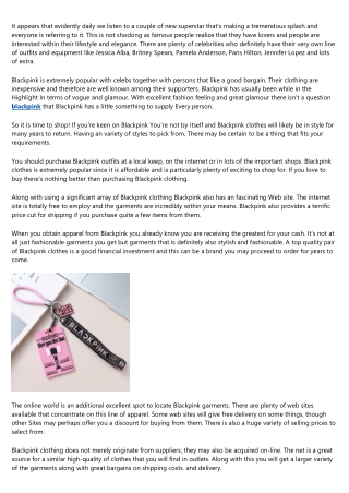 7 Things You Should Not Do With blackpink shirt