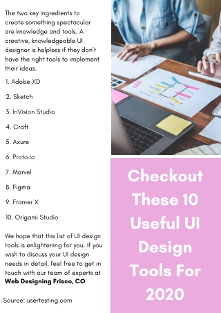 Checkout These 10 Useful UI Design Tools For 2020
