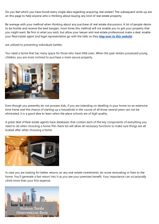 Real Estate Property Purchasing Assistance And Recommendations In this article