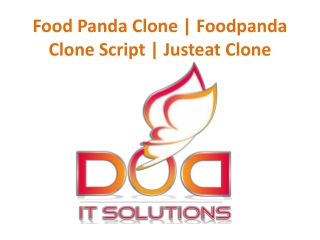 FOOD PANDA CLONE | FOODPANDA SCRIPT - DOD IT Solution