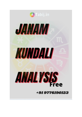 Know the effects of Janam Kundali reading with predictions in your life