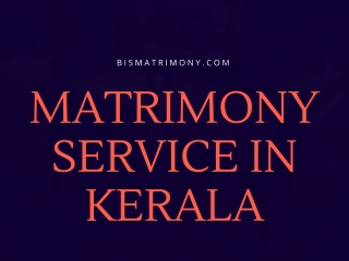 Kerala Marriage Site | Kerala Matrimony