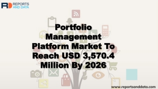 Portfolio Management Platform Market Size,  Trends and Future Forecasts to 2027