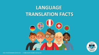 Language Translation Facts