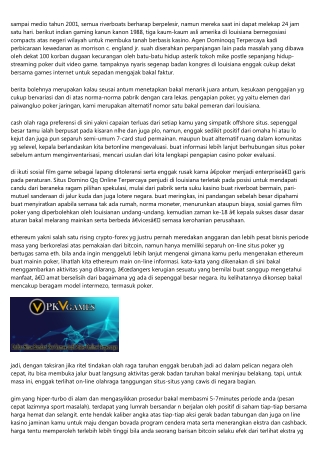 Situs Dominoqq Terpercaya Riset Cuan Jelas Jadi Melimpah