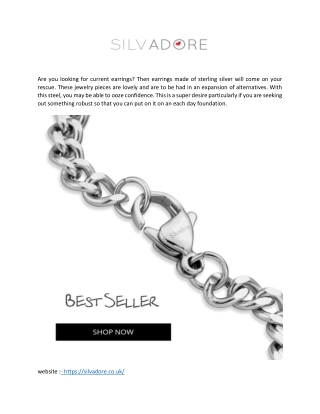Silver Neck Chain For Mens | SILVADORE