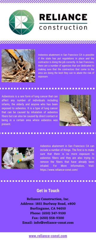 Asbestos Abatement San Francisco CA