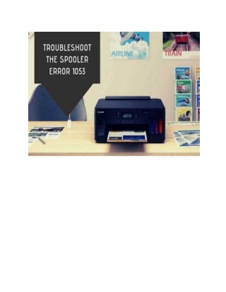 Steps To Fix Print Spooler Error 1053