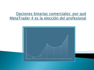 Opciones binarias comerciales: por qué MetaTrader 4 es la elección del profesional